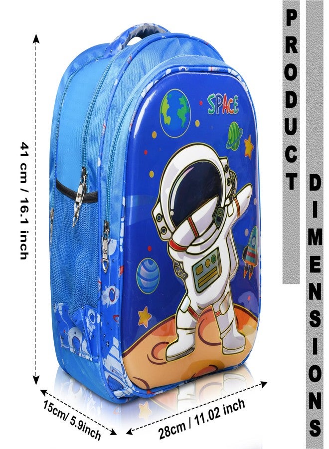 Stylbase Space 3d bag Kids School Bags for Boys And Girls Printed Cartoon Waterproof Bag | small bag for Nursery 1st 2nd class Ages 4-7 Years Boys And Girls (15 inches 20L) - Image 5